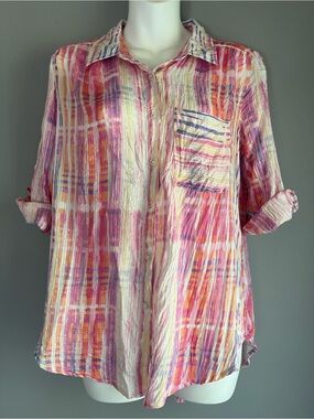 intro. Plaid Button-Down Shirt